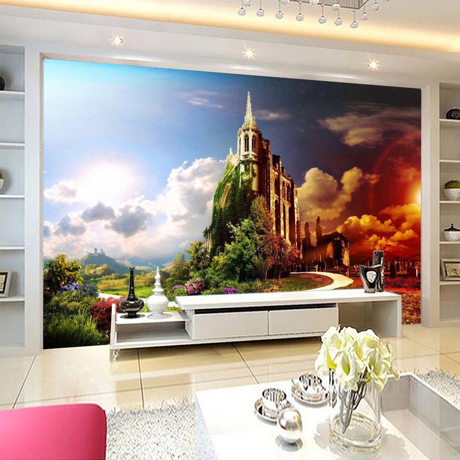 Beauty Scenery Out Of Tall Castle 82 Wallpaper AJ Wallpaper 1