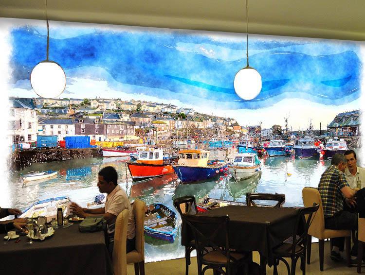 3D Small Boat 171 Wallpaper AJ Wallpaper