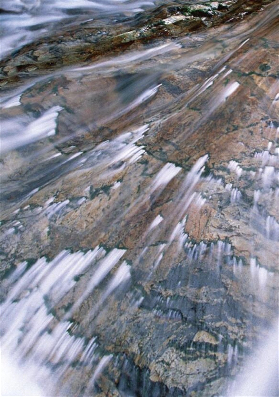 3D Stones Flowing River 613 Stair Risers Wallpaper AJ Wallpaper