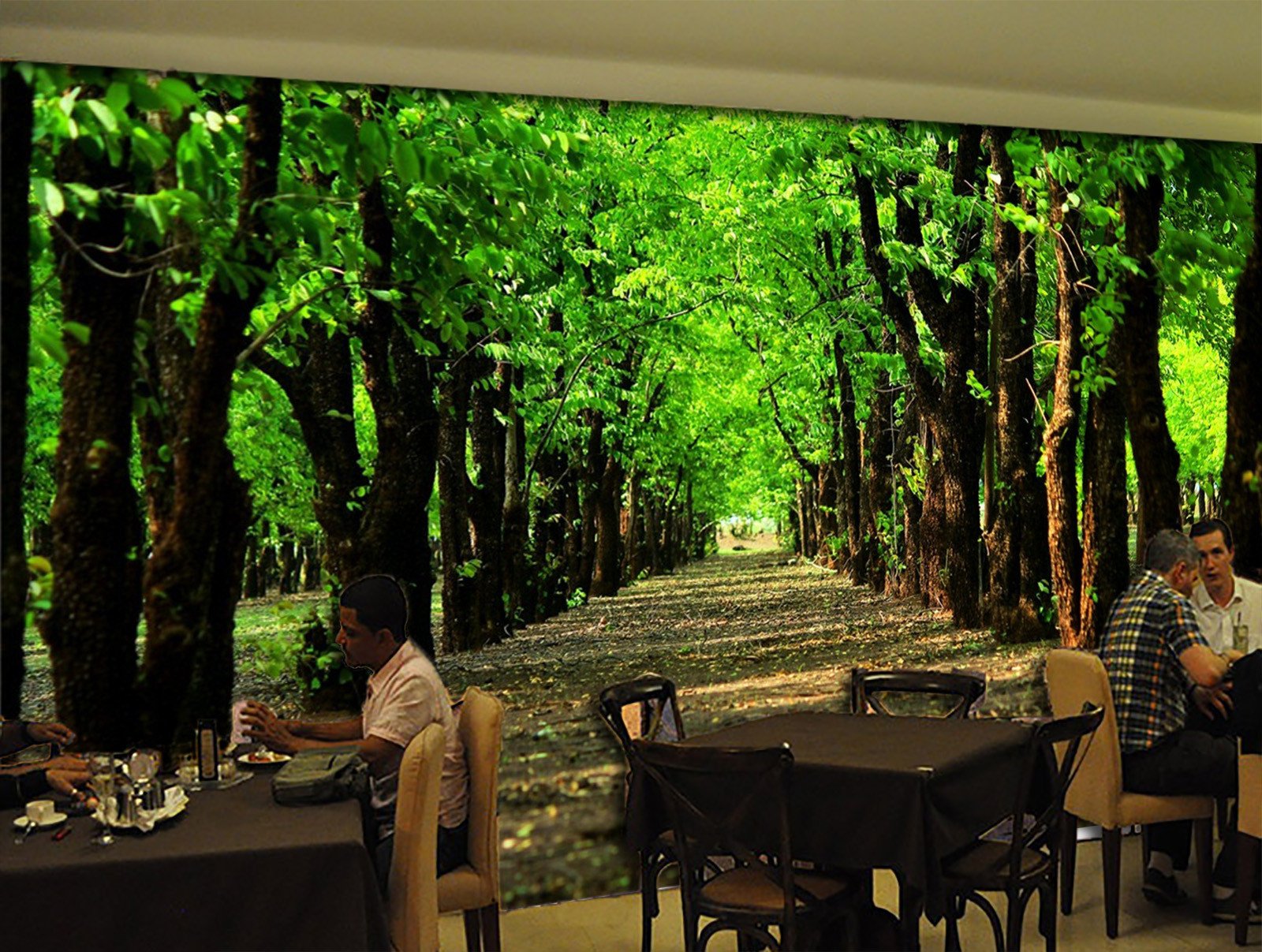 3D Green Dainty Forest 121 Wallpaper AJ Wallpaper 2