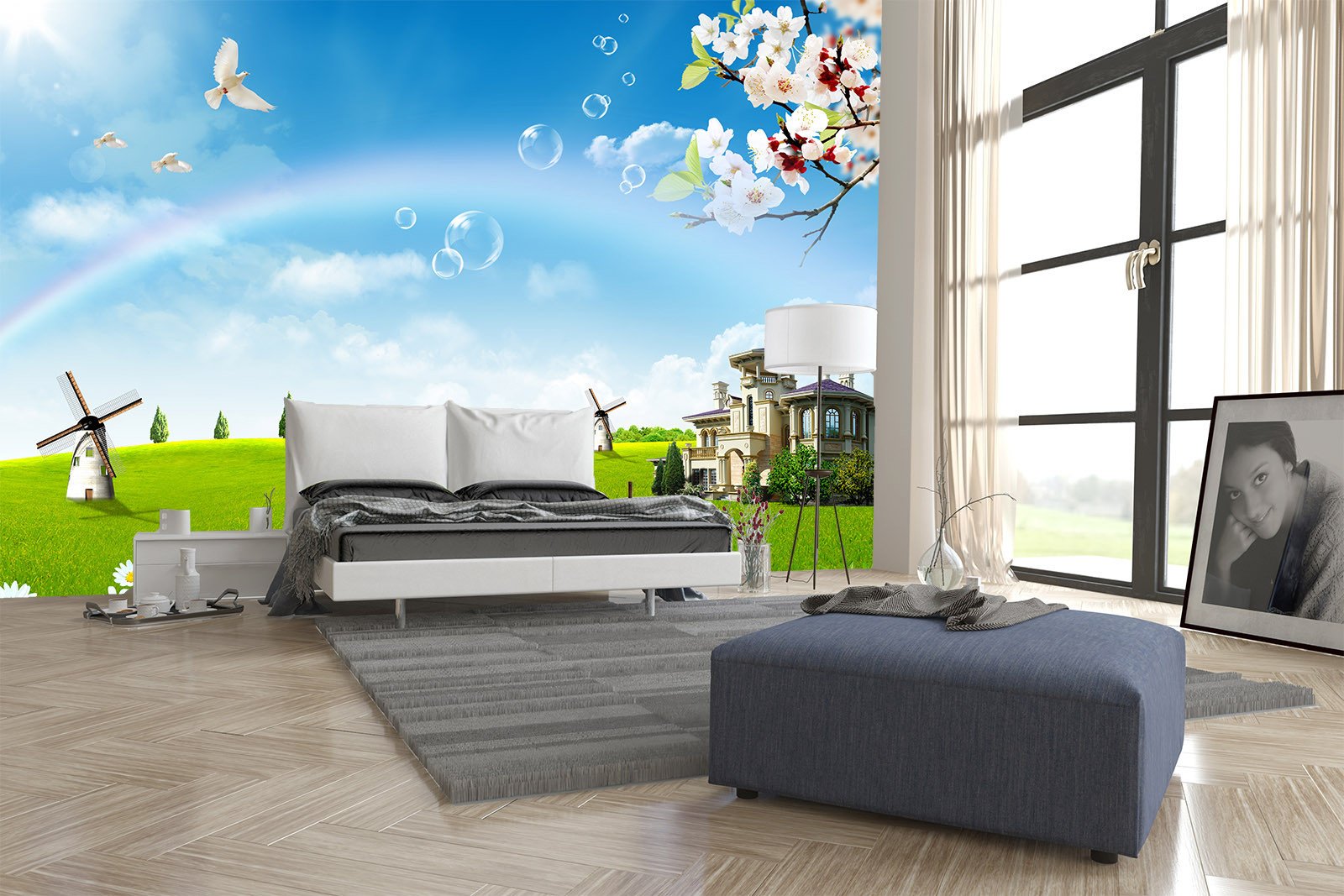 Grassland Villa Wallpaper AJ Wallpaper