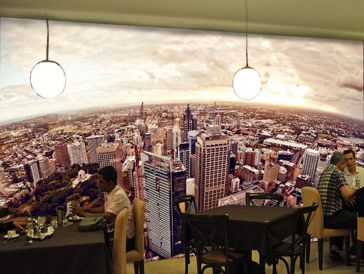 3D Twilight Building 040 Wallpaper AJ Wallpaper