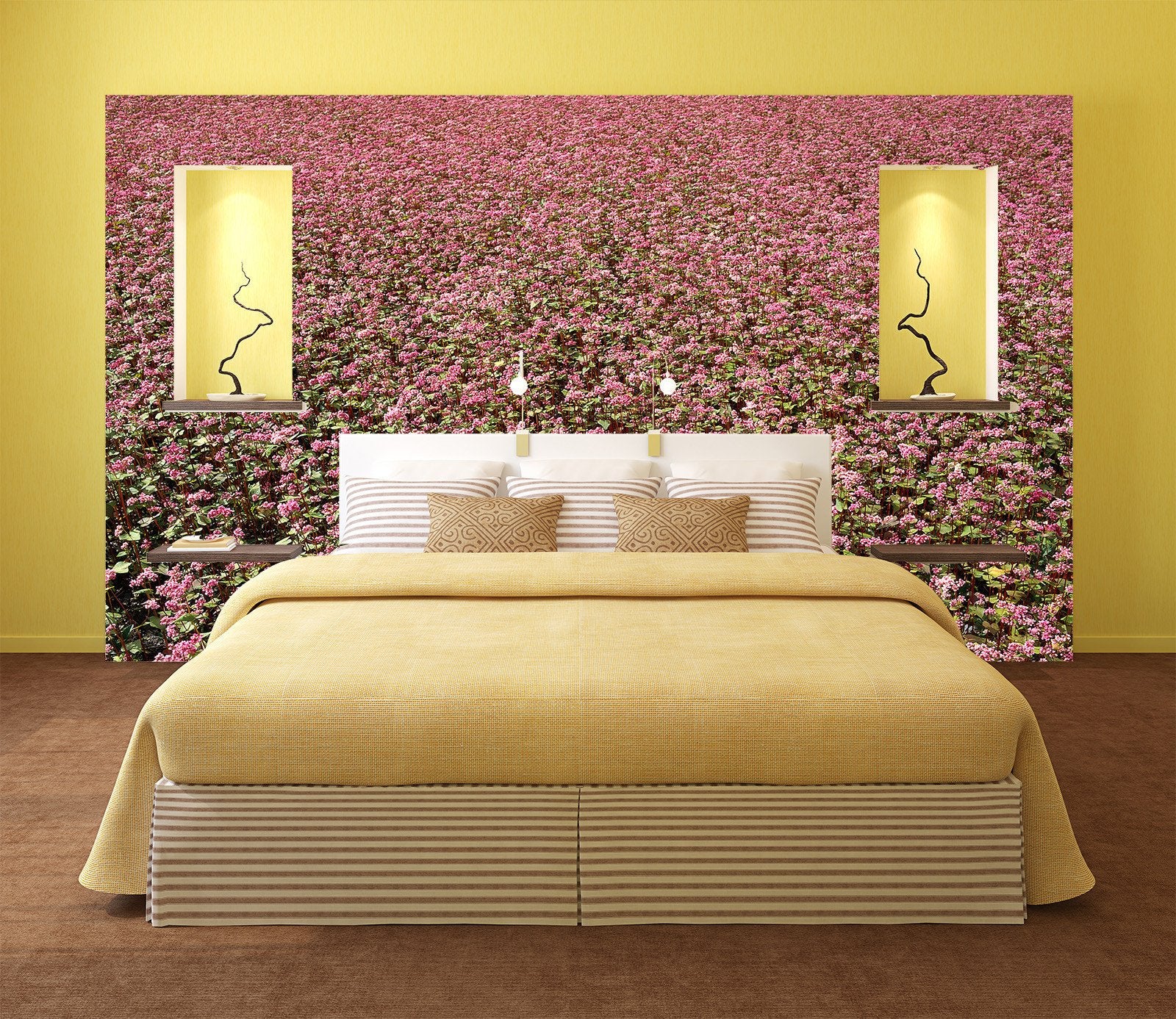 Boundless Flowers Field Wallpaper AJ Wallpaper