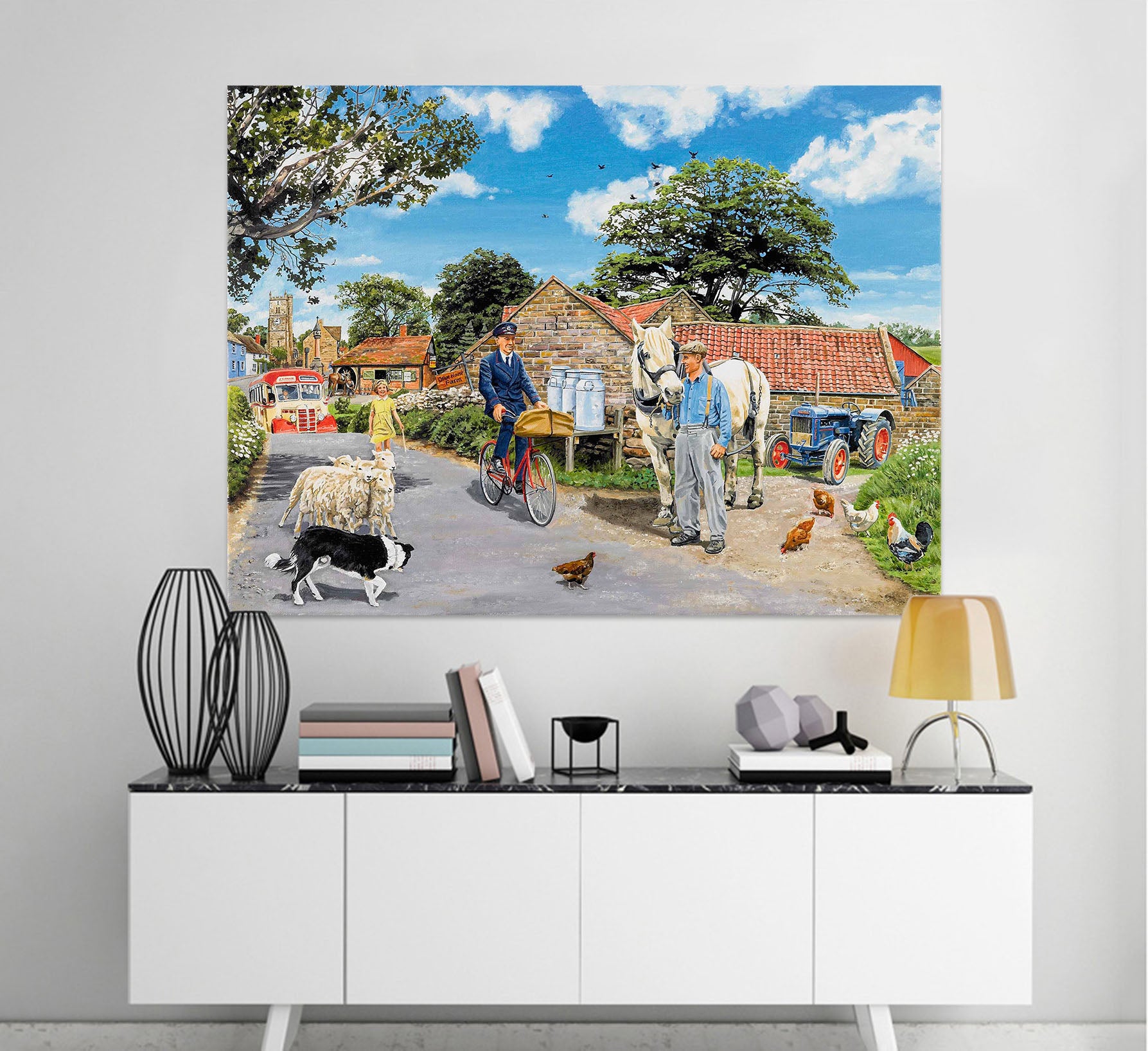 3D Post For The Farm 057 Trevor Mitchell Wall Sticker