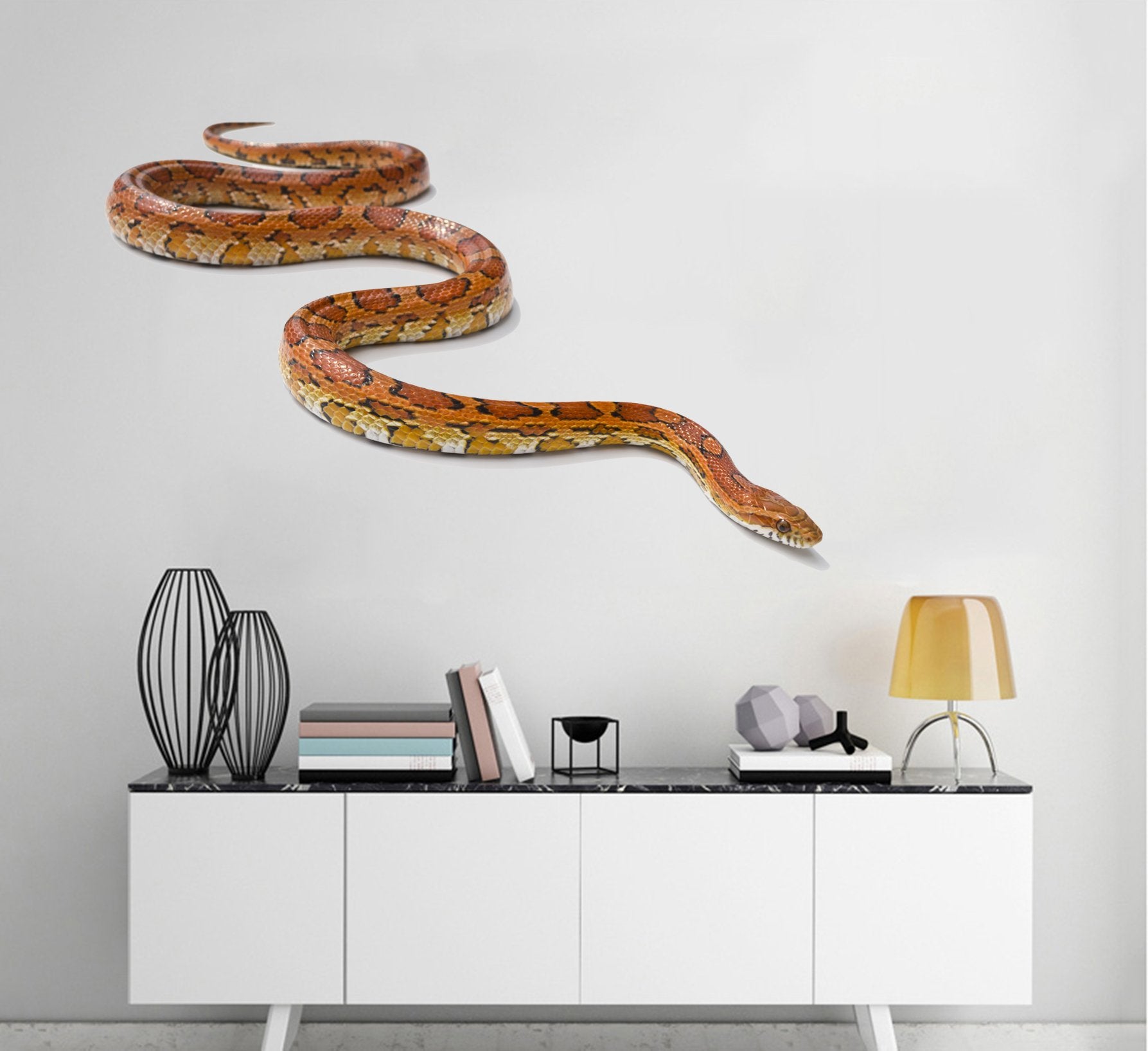 3D Snake 027 Animals Wall Stickers Wallpaper AJ Wallpaper