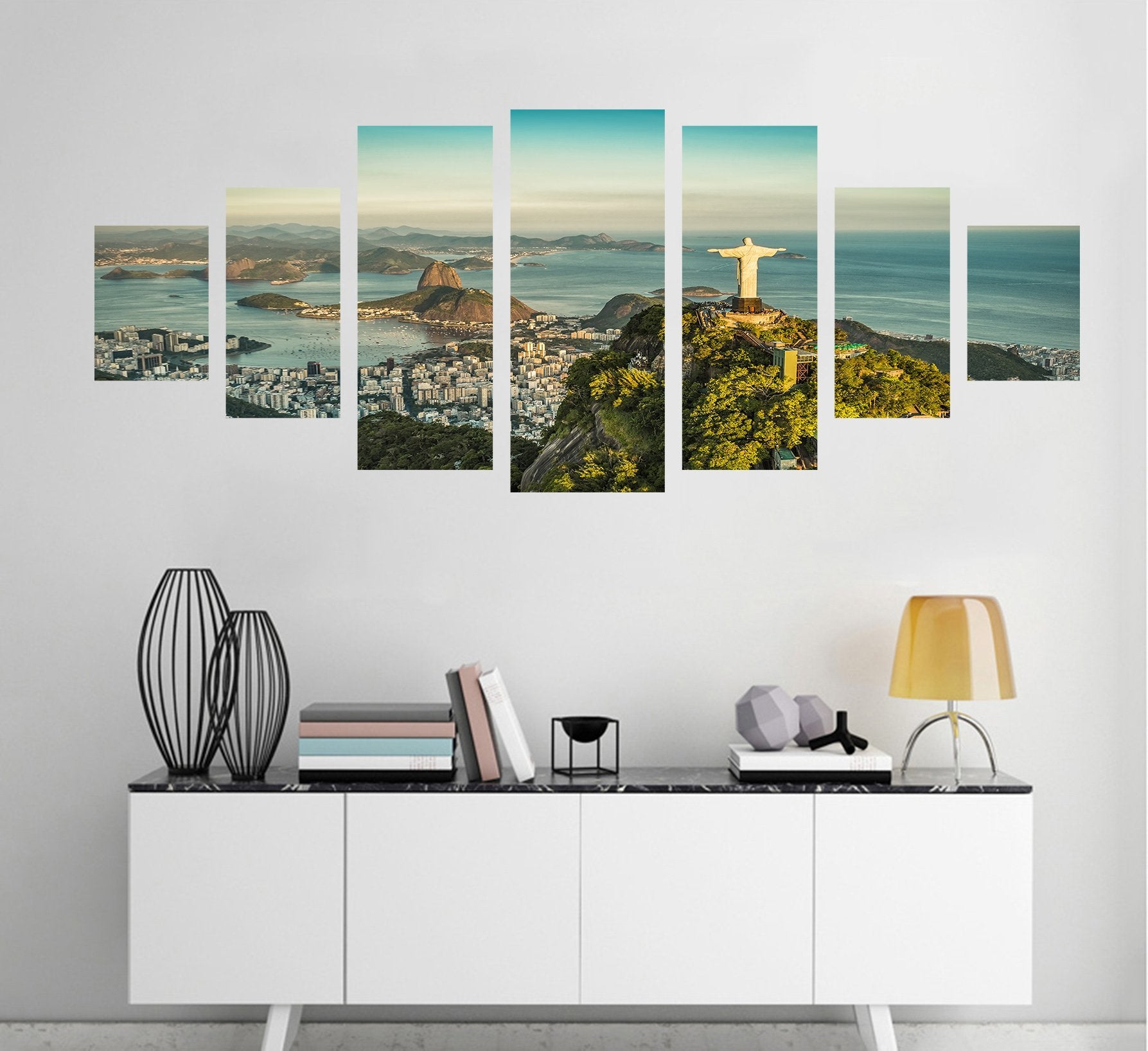 3D Mountain Sculpture 079 Unframed Print Wallpaper Wallpaper AJ Wallpaper