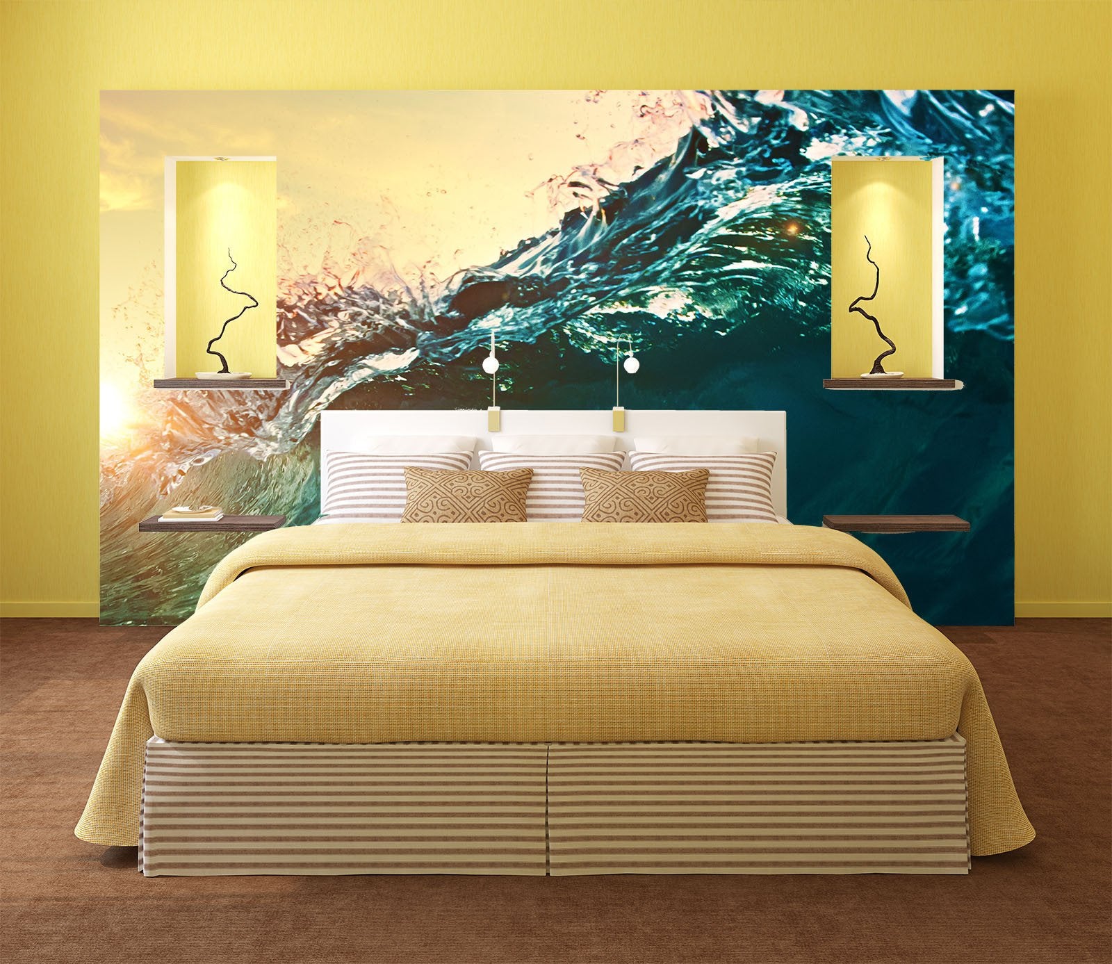 Crystalline Waves Wallpaper AJ Wallpaper