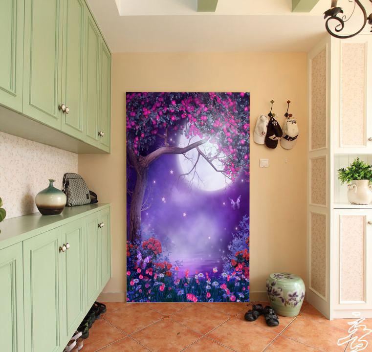 Flowers Under The Moon Wallpaper AJ Wallpaper