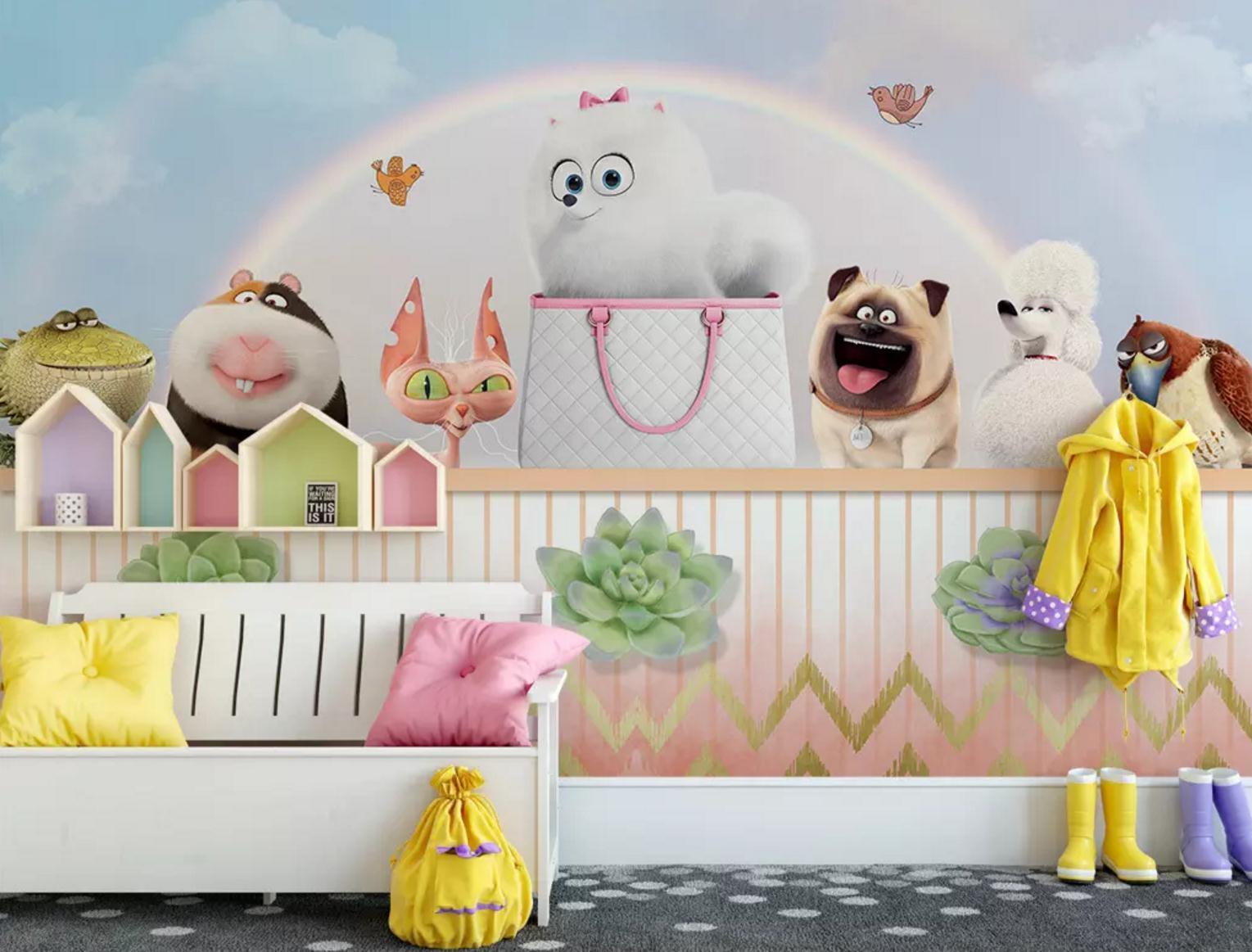 3D Animal Succulents 397 Wallpaper AJ Wallpaper