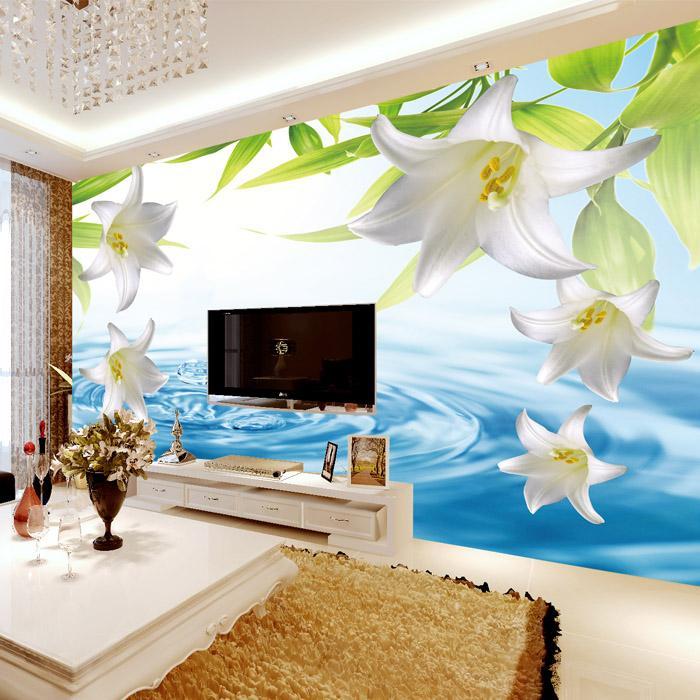 3D Lily River 029 Wallpaper AJ Wallpaper