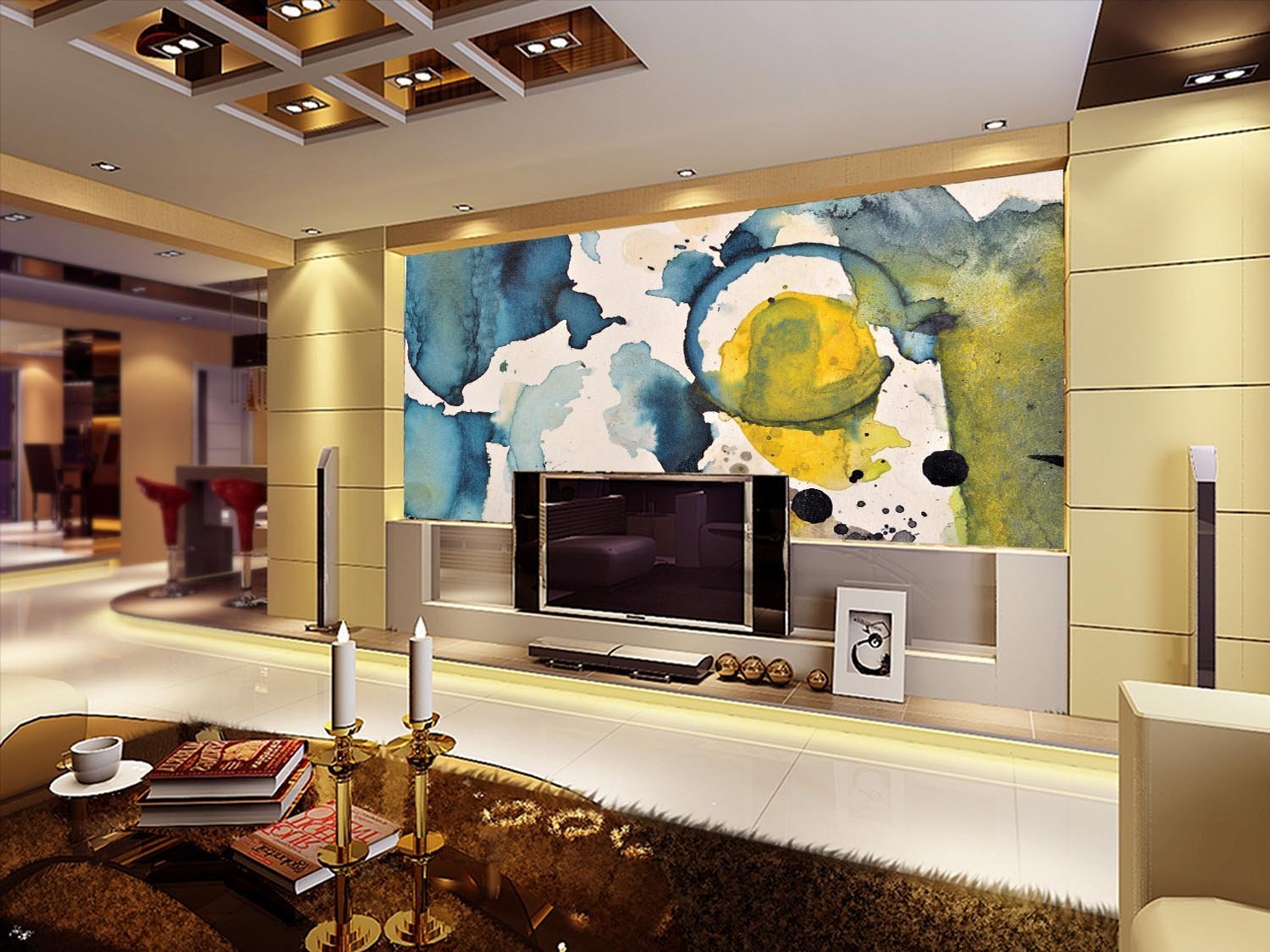 3D Ink Painting 042 Wallpaper AJ Wallpaper