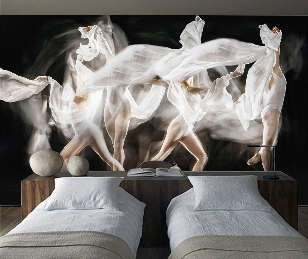 3D Woman Ballet WG116 Wall Murals