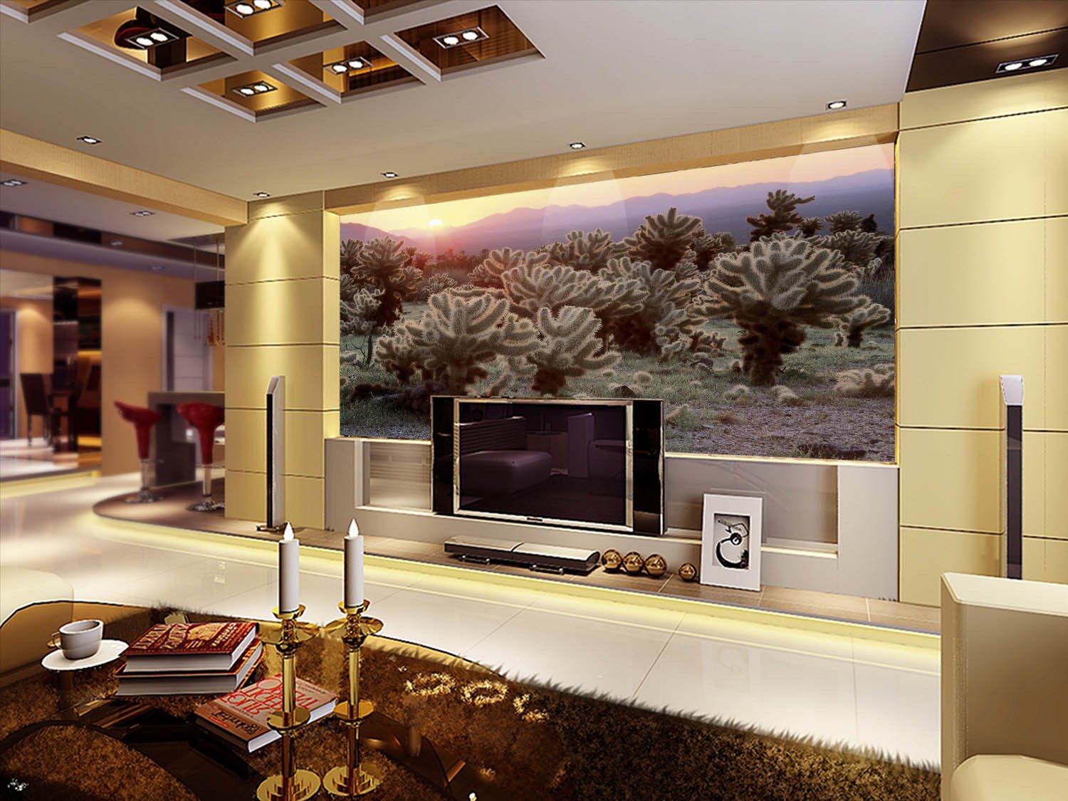 Spinous Plants Wallpaper AJ Wallpaper