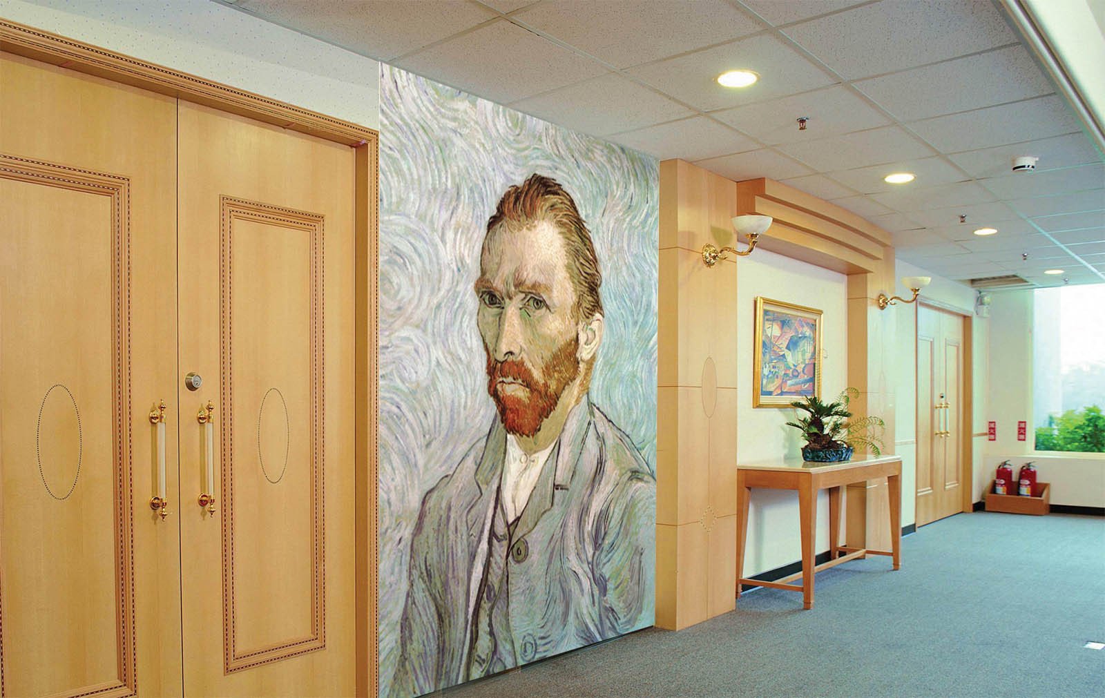 Figure Painting Wallpaper AJ Wallpaper