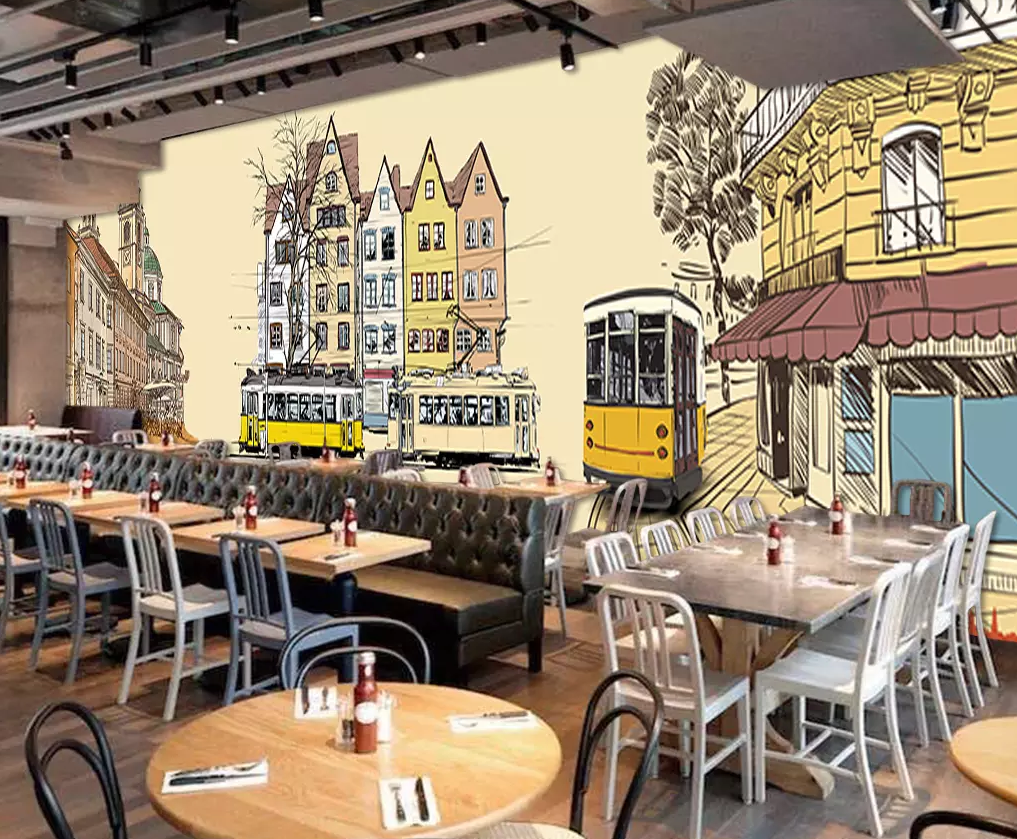 3D Bus Building 148 Wallpaper AJ Wallpaper 2