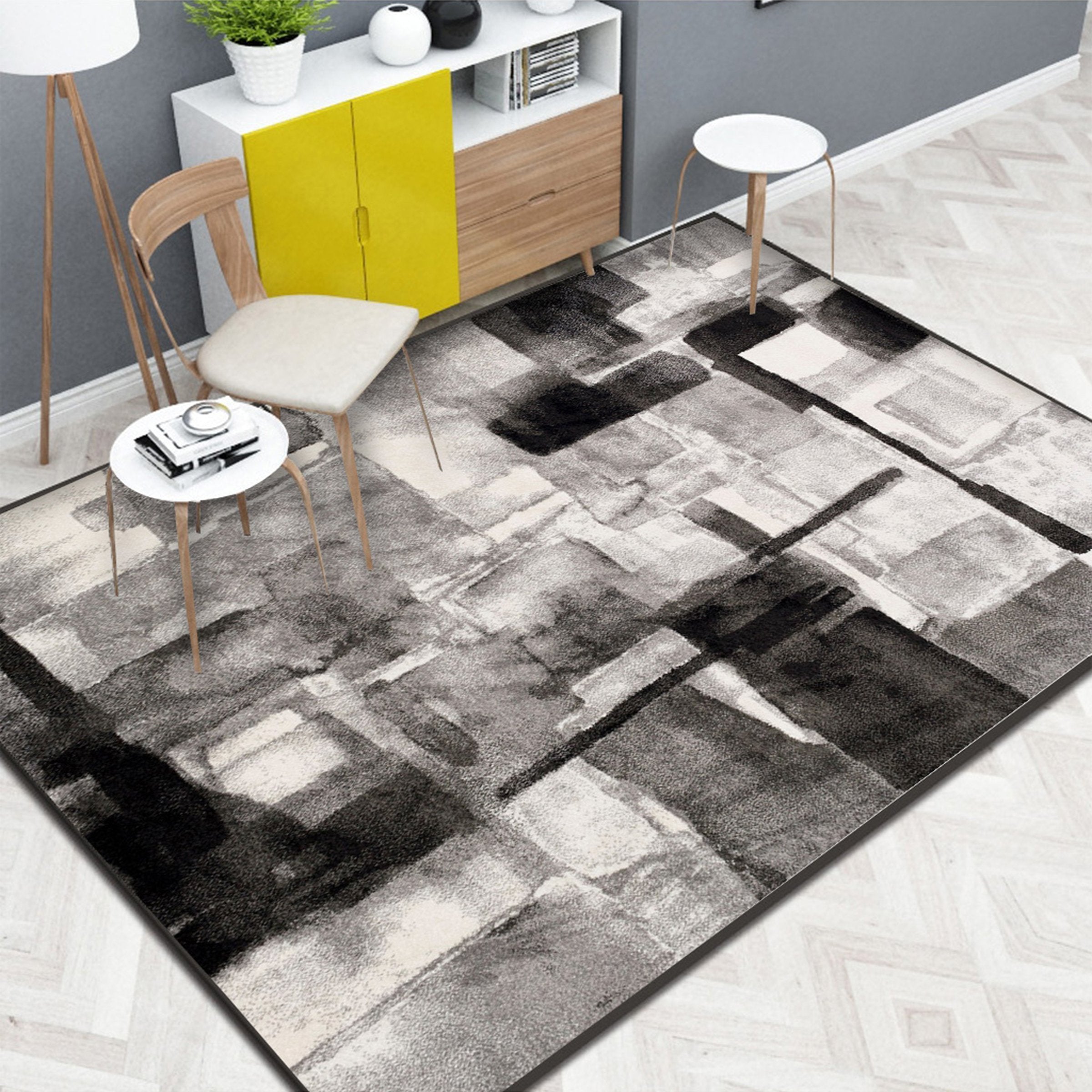 3D Black Splash WG111 Non Slip Rug Mat Mat AJ Creativity Home