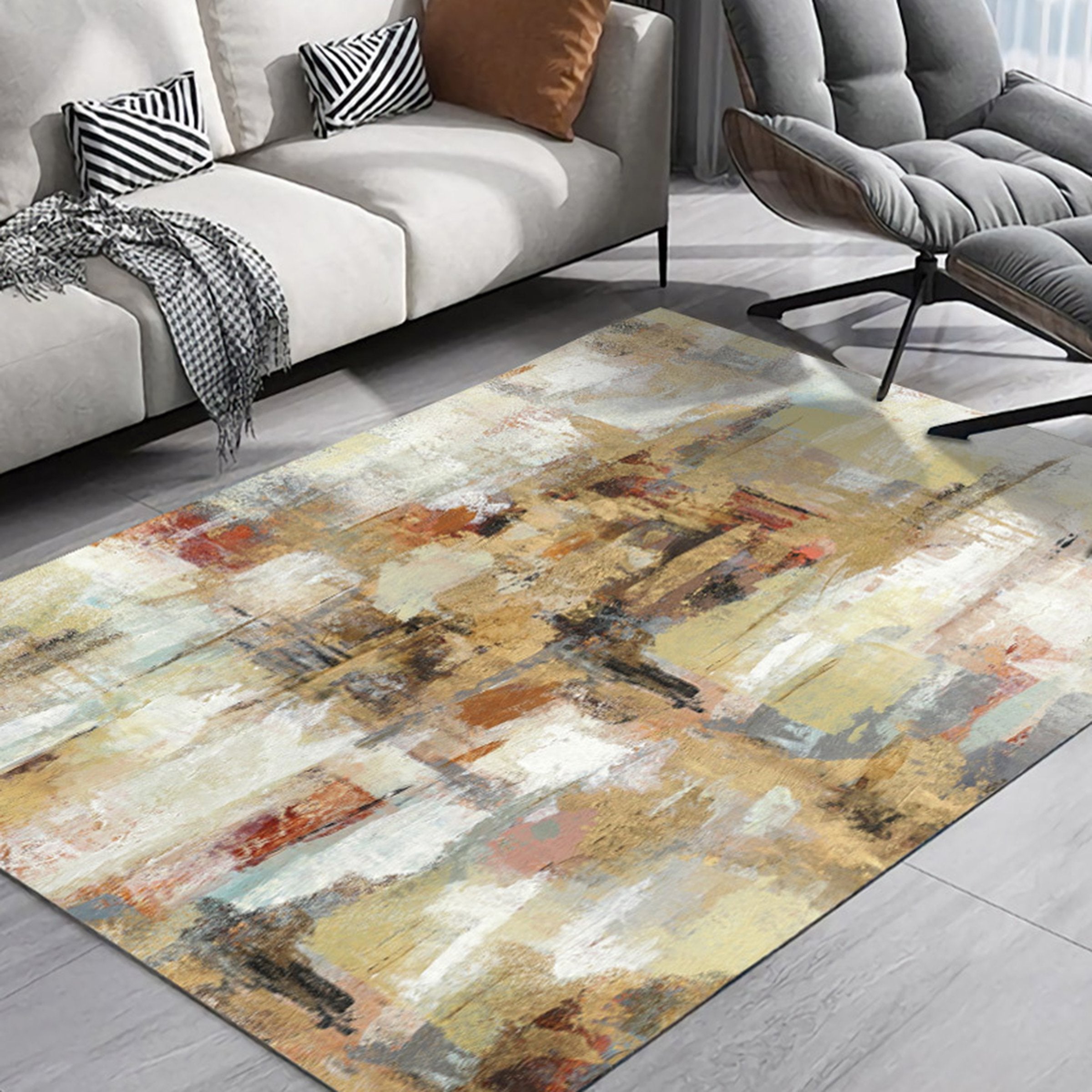 3D Color Pattern WG323 Non Slip Rug Mat Mat AJ Creativity Home