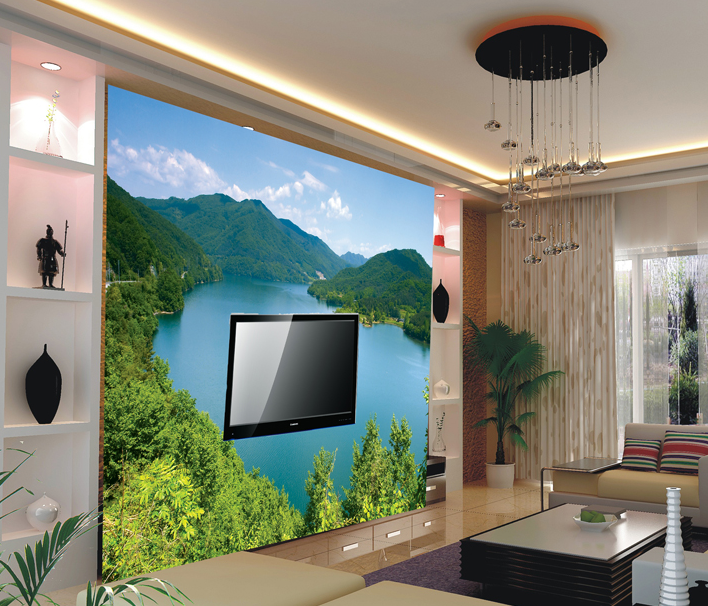 Tranquil Lake Wallpaper AJ Wallpaper