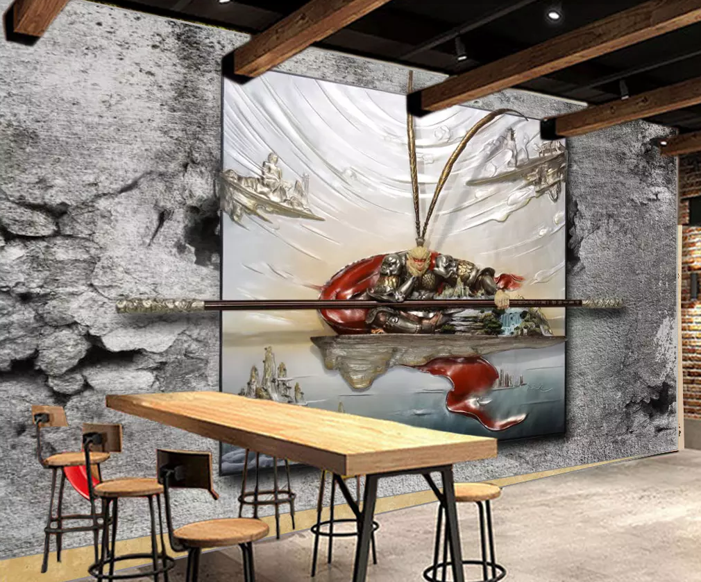 3D Robes Long Stick 353 Wallpaper AJ Wallpaper 2