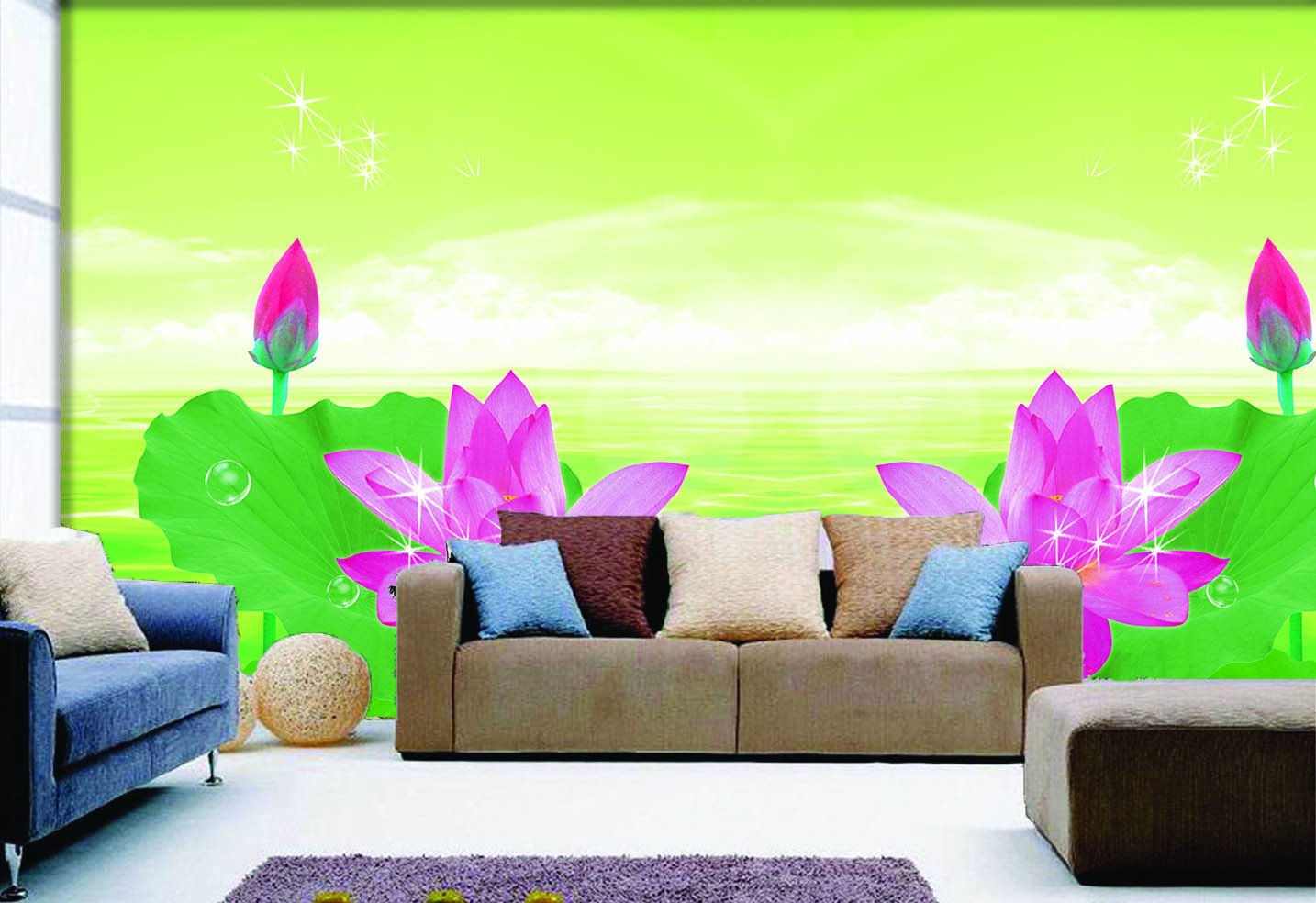 Dazzling Lotus Wallpaper AJ Wallpaper