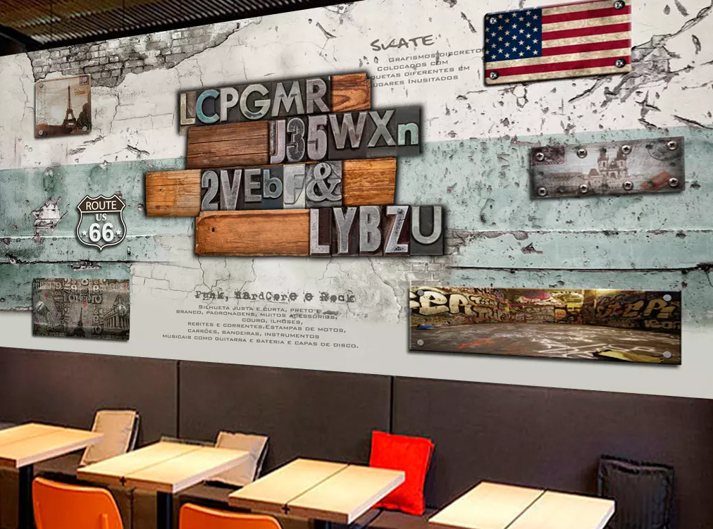 3D English Iron 229 Wallpaper AJ Wallpaper 2