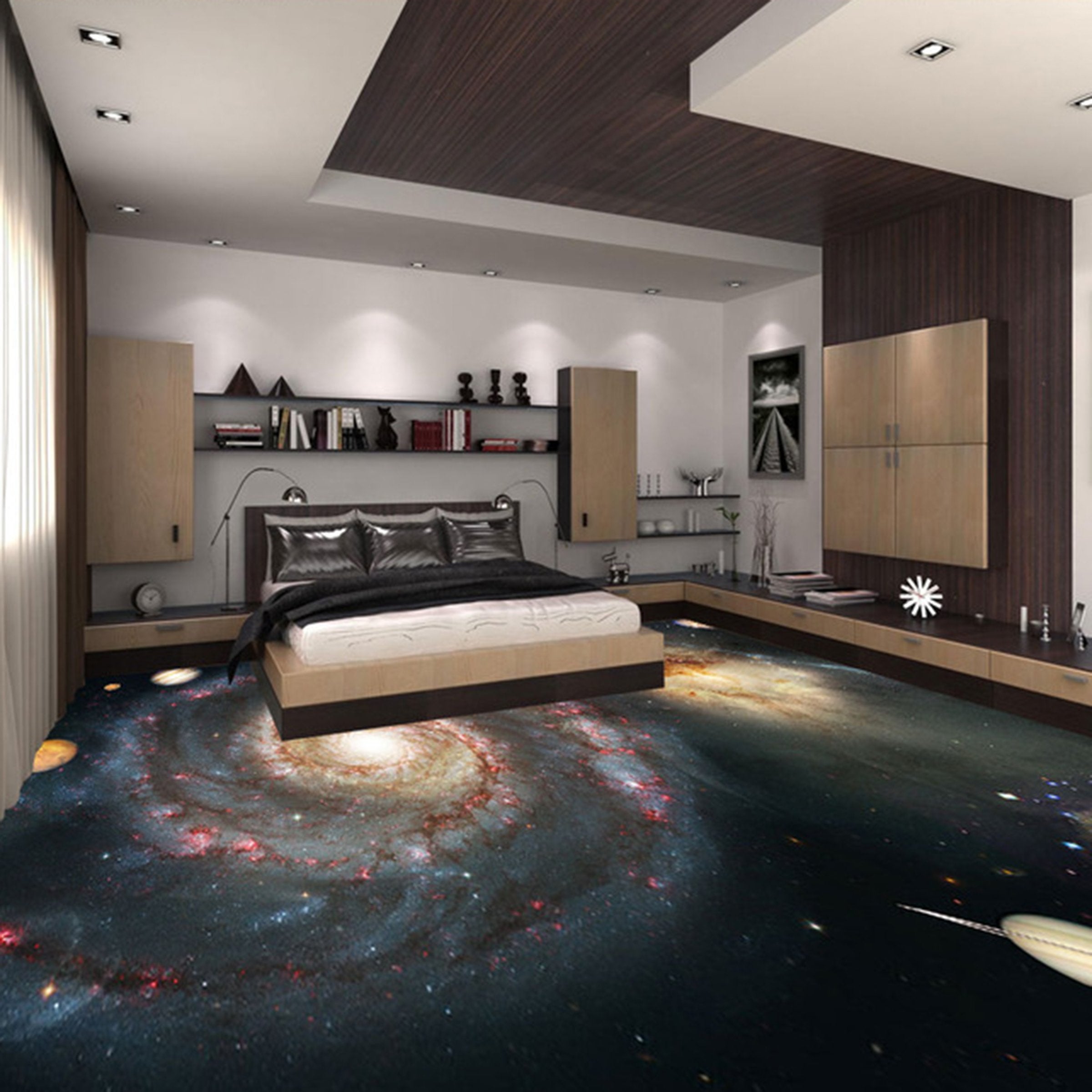 3D Planetary Operation WG256 Floor Mural Wallpaper AJ Wallpaper 2
