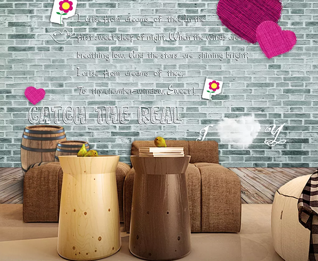 3D Love Wall 142 Wallpaper AJ Wallpaper 2