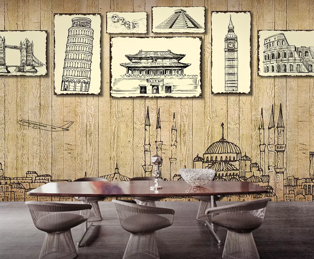 3D Doodle Various Towers 56 Wallpaper AJ Wallpaper 2