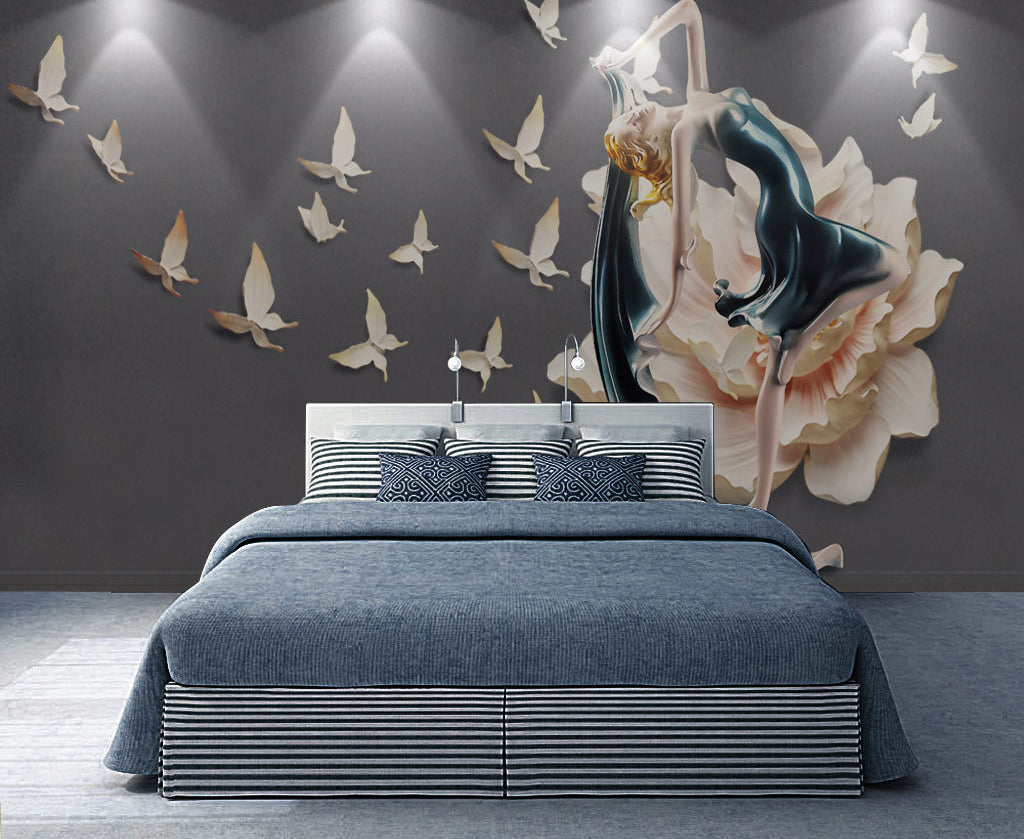 3D Art Butterfly WG022 Wall Murals