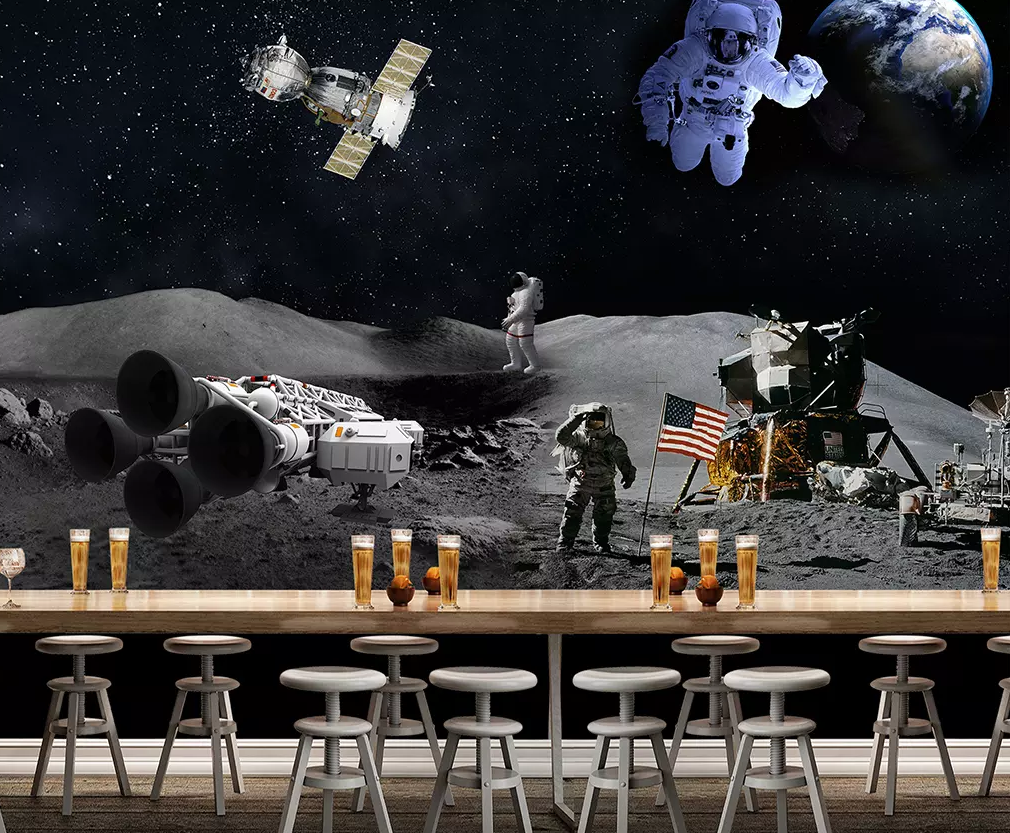 3D Starship Astronaut 383 Wallpaper AJ Wallpaper 2