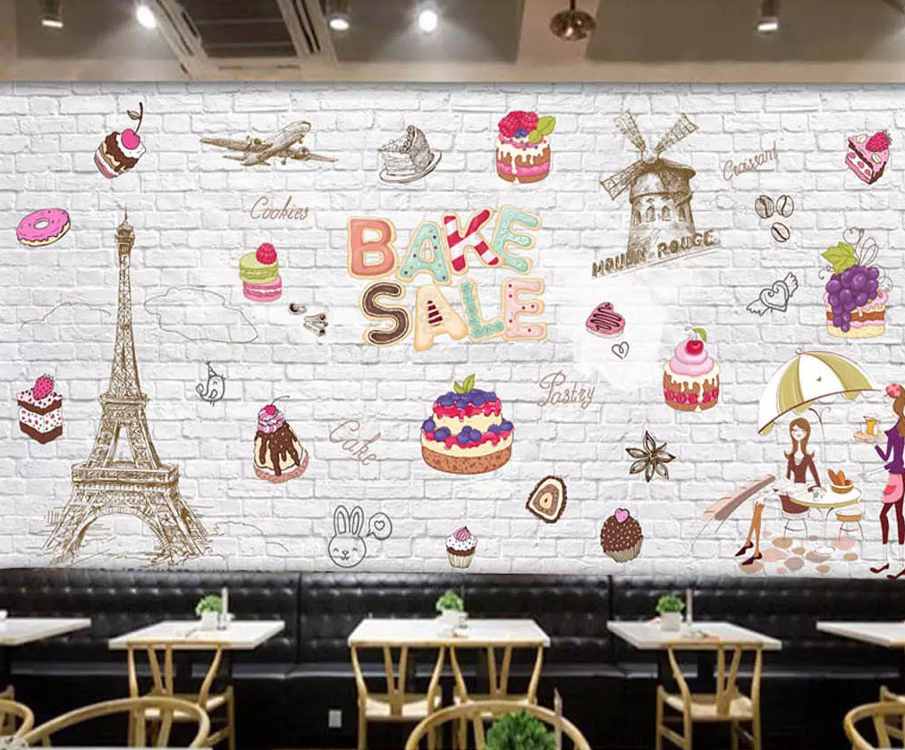 3D Cartoon Afternoon Tea 200 Wallpaper AJ Wallpaper 2