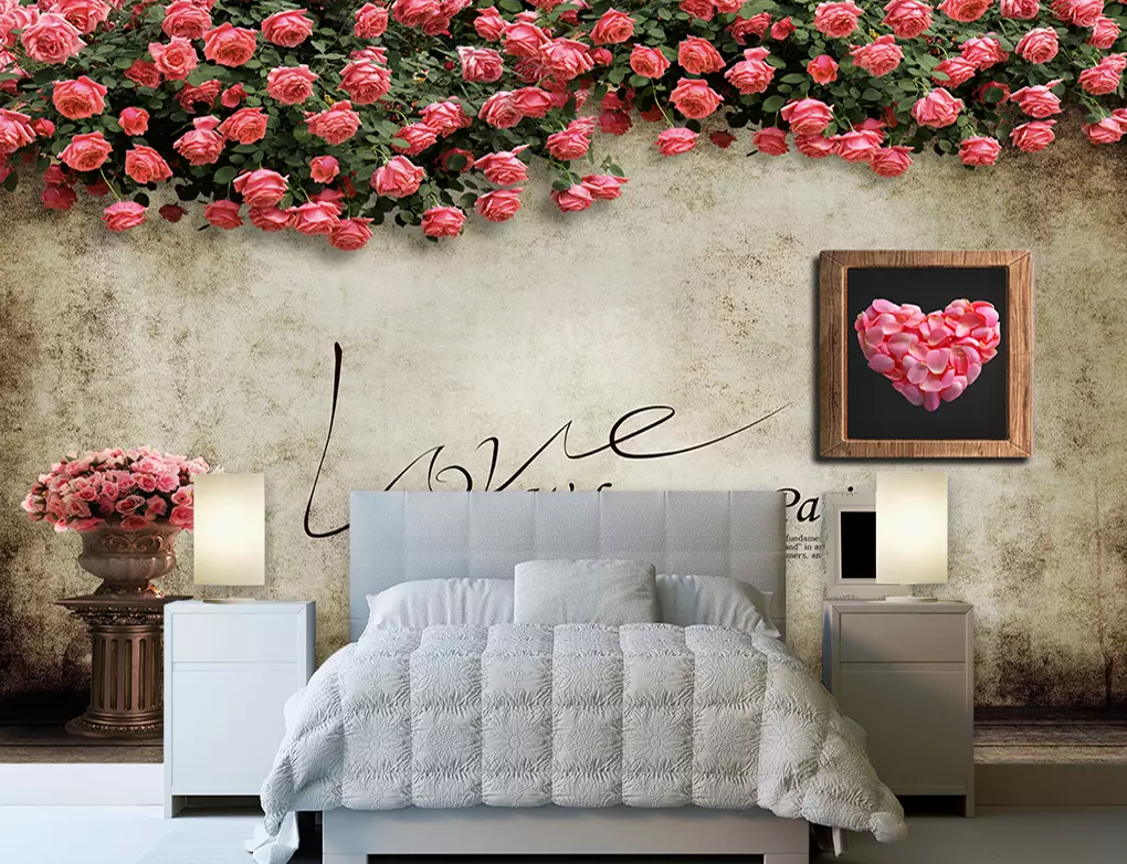 3D Pink Rose 61 Wallpaper AJ Wallpaper 2