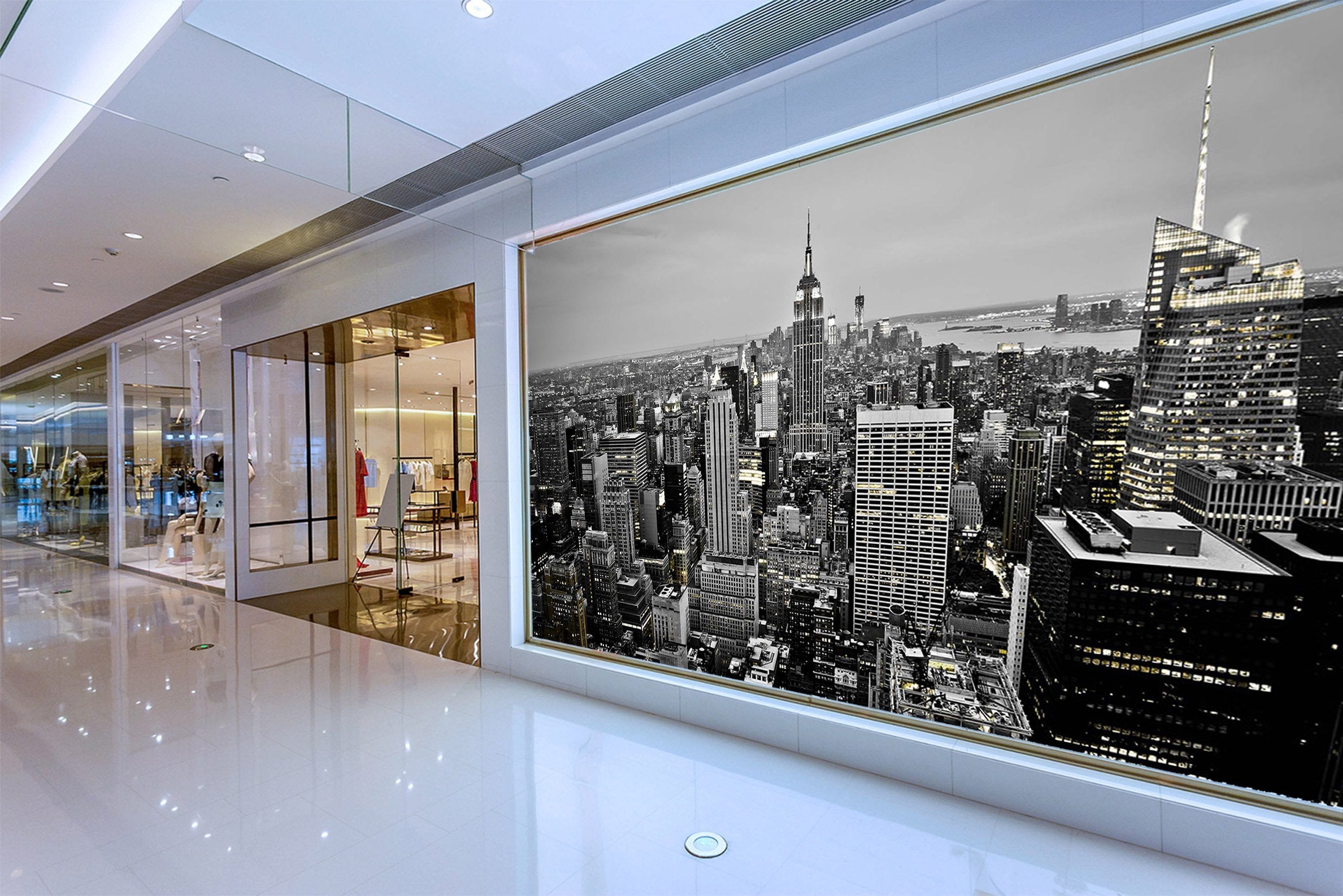 3D black and white city buildings 20 Wall Murals Wallpaper AJ Wallpaper 2