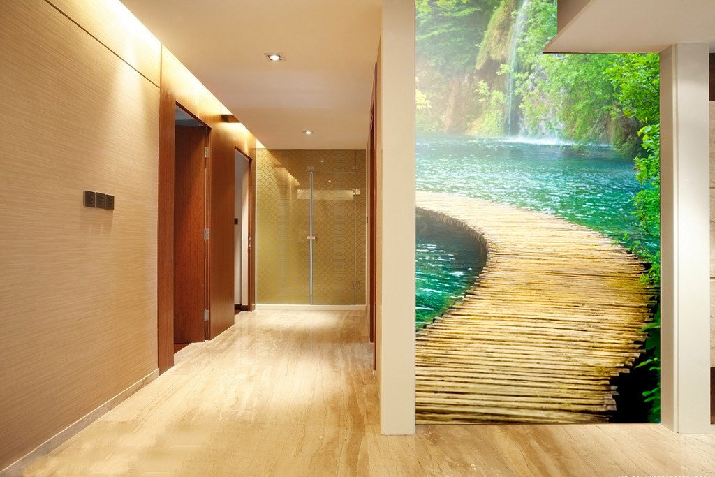 Lake Wooden Bridge 1 Wallpaper AJ Wallpaper