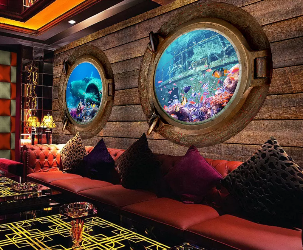 3D Ship Window 22 Wallpaper AJ Wallpaper 2