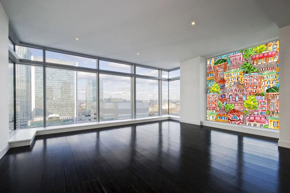 Colored Town Wallpaper AJ Wallpaper