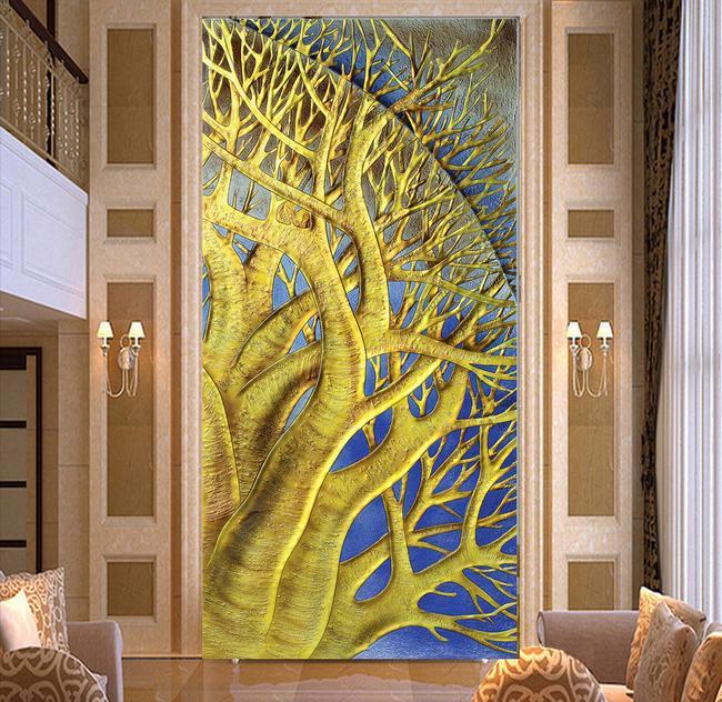 3D Branch Winding 633 Wall Murals Wallpaper AJ Wallpaper 2