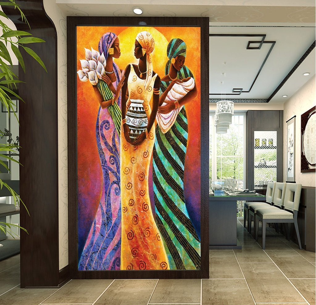 3D Painted Lady 561 Wall Murals Wallpaper AJ Wallpaper 2