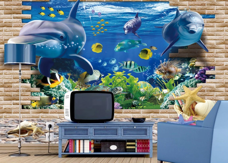 Dolphins Wallpaper AJ Wallpaper