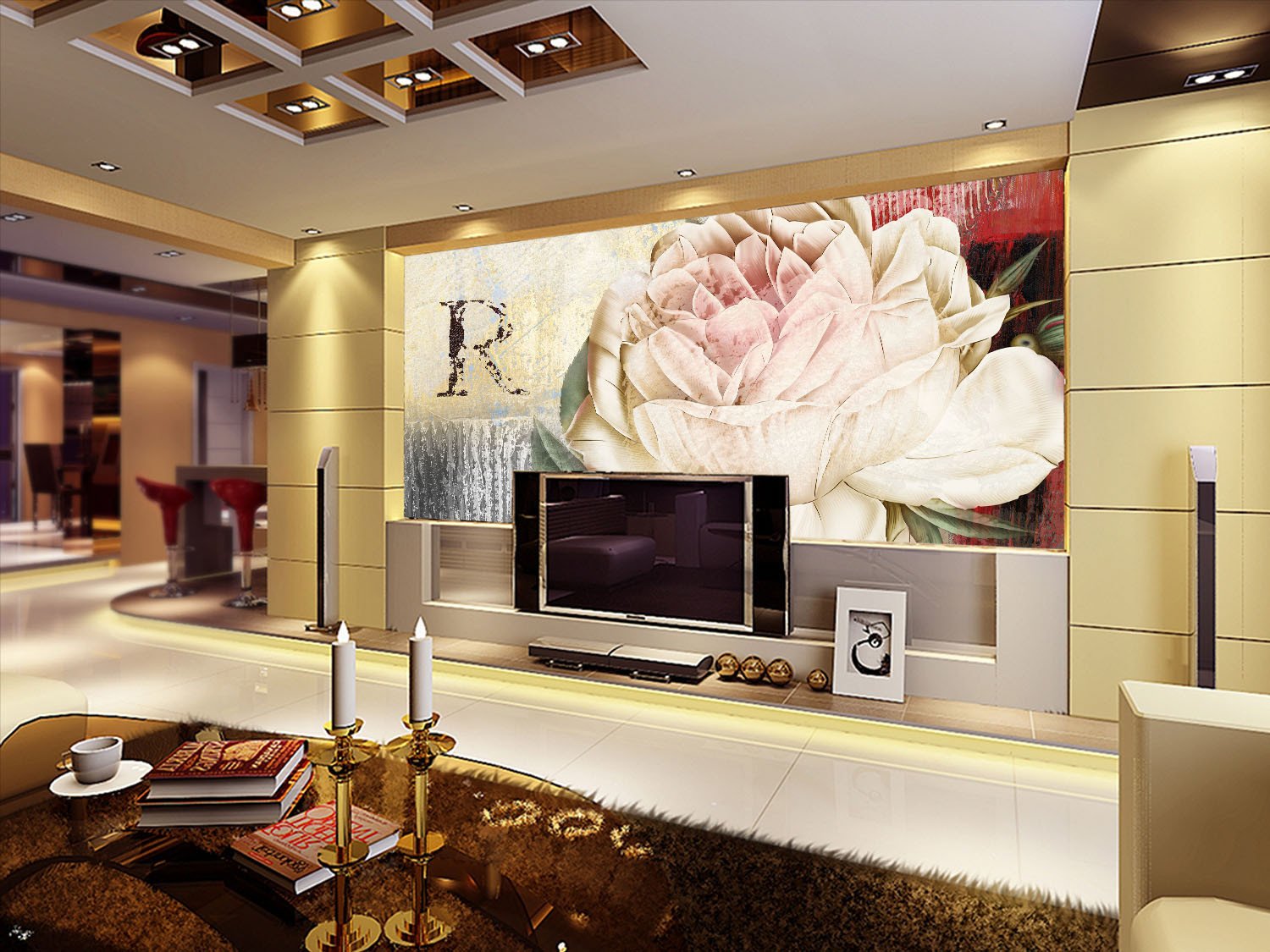 Modern Blossom Wallpaper AJ Wallpaper