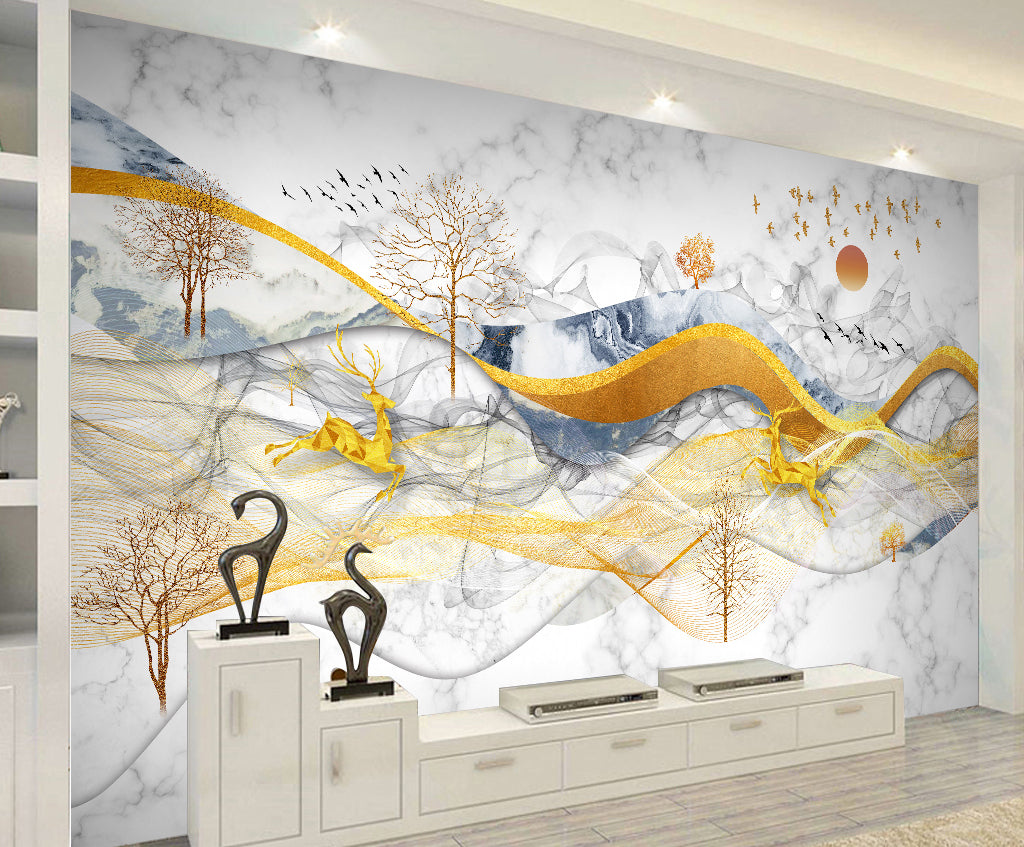 3D Group Of Birds WG420 Wall Murals
