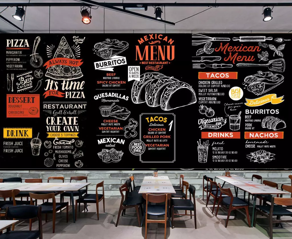 3D Fast Food Menu Tool 319 Wallpaper AJ Wallpaper 2