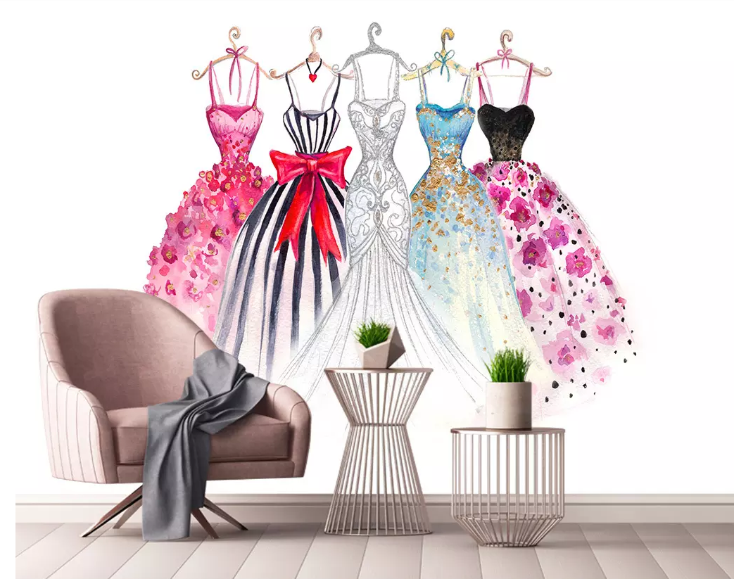 3D Beautiful Dress 437 Wallpaper AJ Wallpaper 2