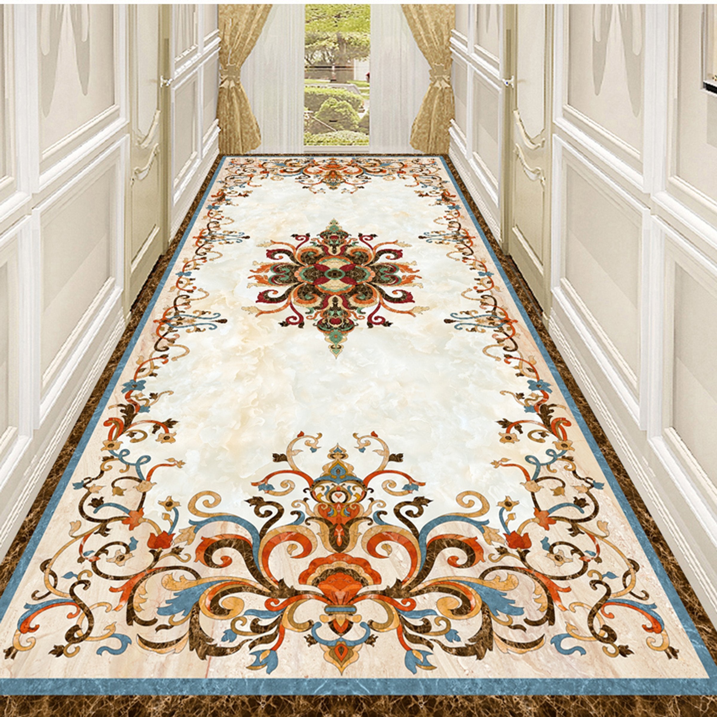 3D Colorful Pattern WG221 Floor Mural Wallpaper AJ Wallpaper 2