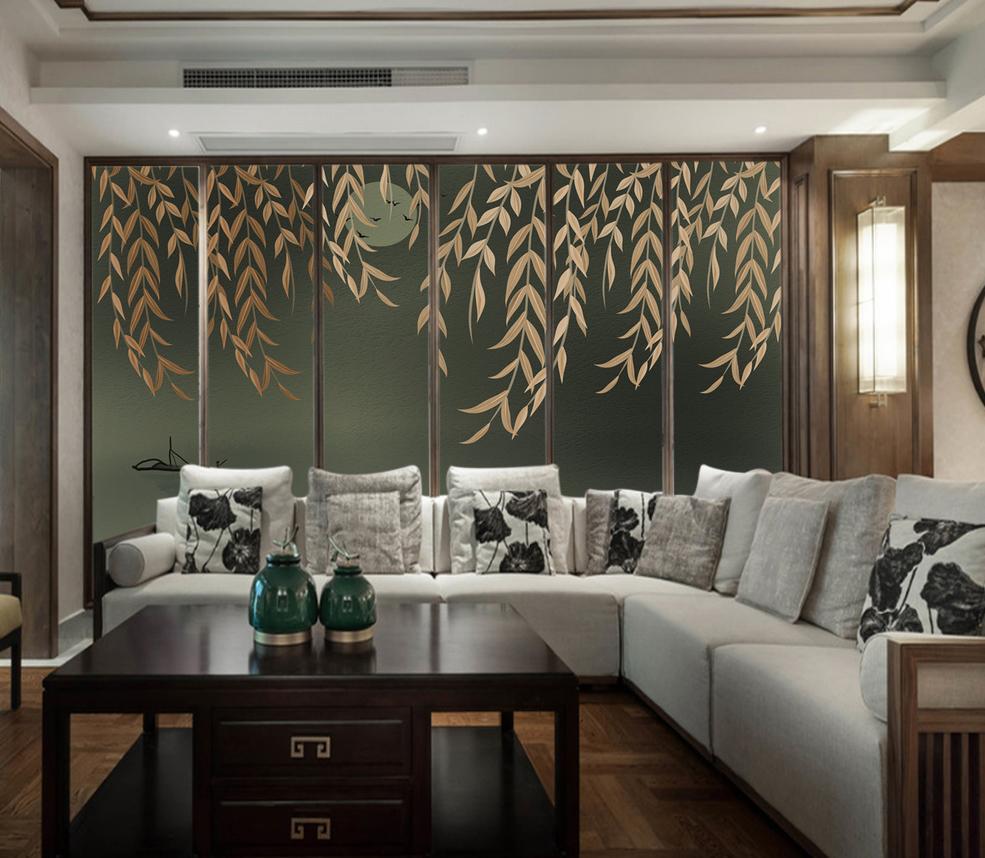 3D Weeping Willow 477 Wall Murals Wallpaper AJ Wallpaper 2