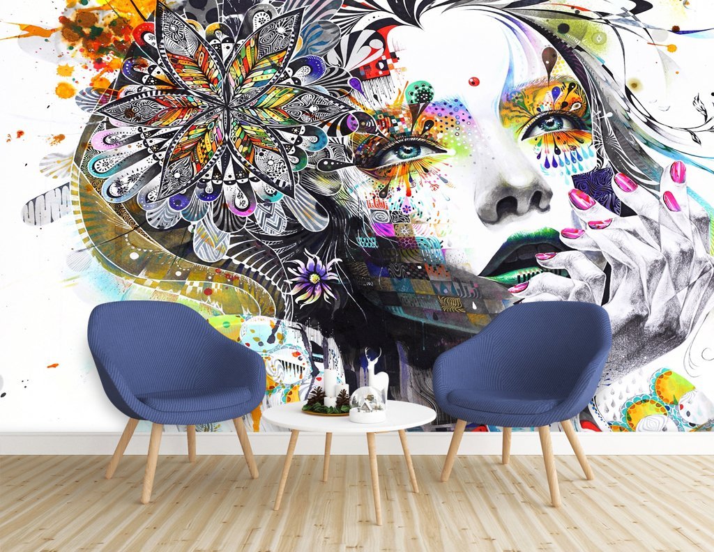 3D Abstract Beauty 183 Wall Murals Wallpaper AJ Wallpaper 2