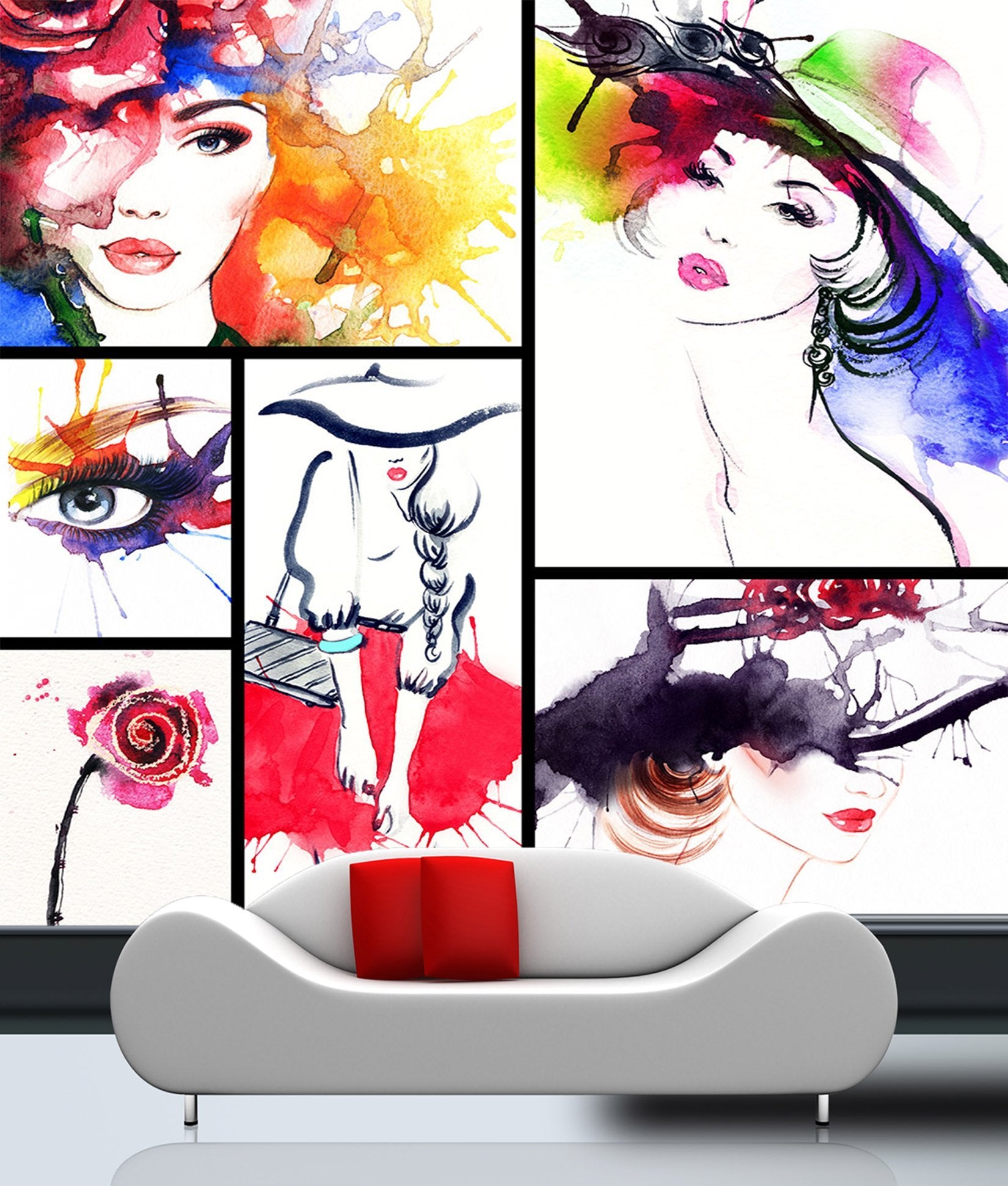 3D Gongge Cool Woman 611 Wallpaper AJ Wallpaper 2