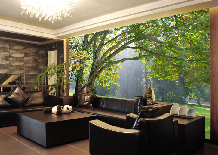 Big Green Trees 1 Wallpaper AJ Wallpaper