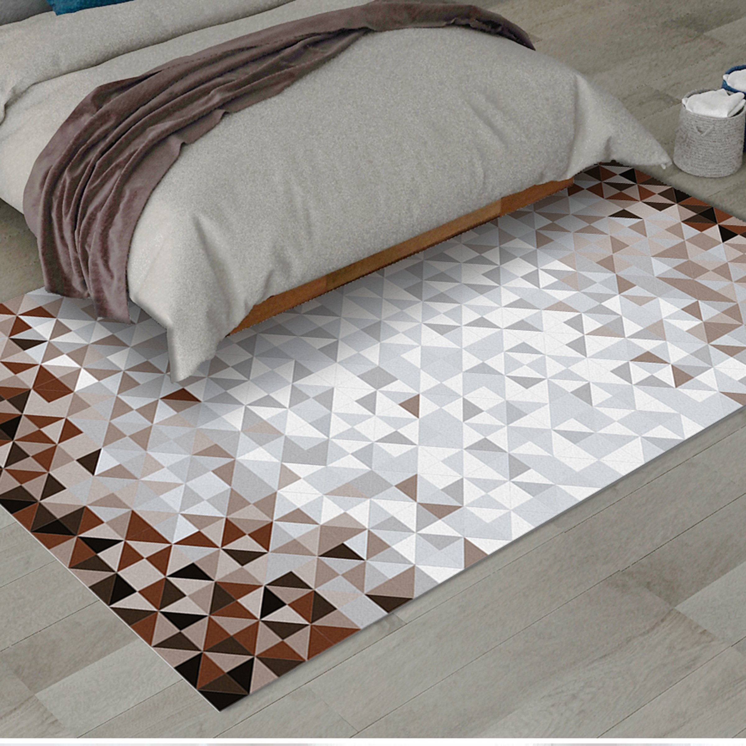 3D Colored Geometric Pattern WG447 Non Slip Rug Mat Mat AJ Creativity Home