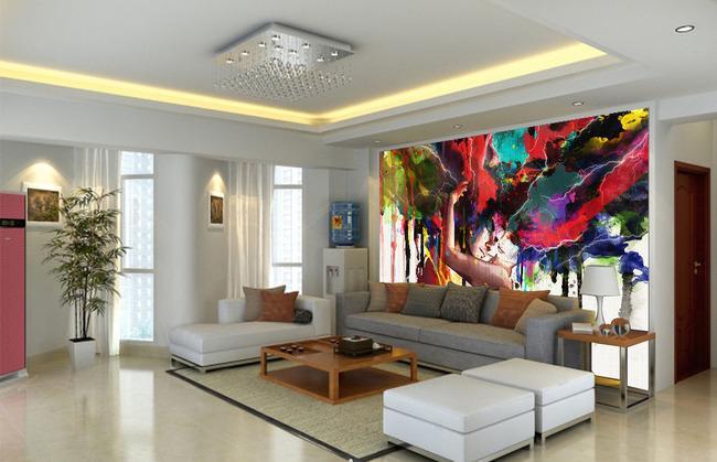 3D Oil Painting Graffiti 385 Wall Murals Wallpaper AJ Wallpaper 2